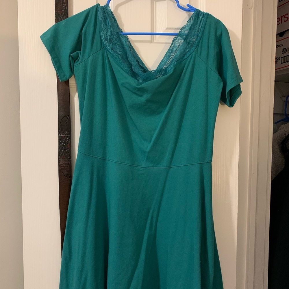 Teal dress size L